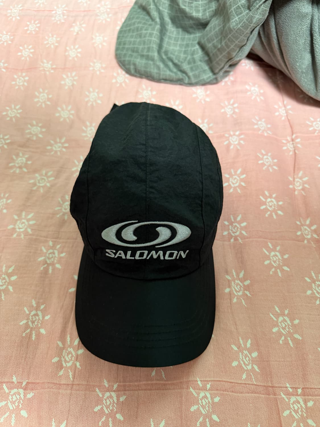 살로몬 링크 캠프 캡 블랙 실착1회 새상품급 판매 상품이미지2