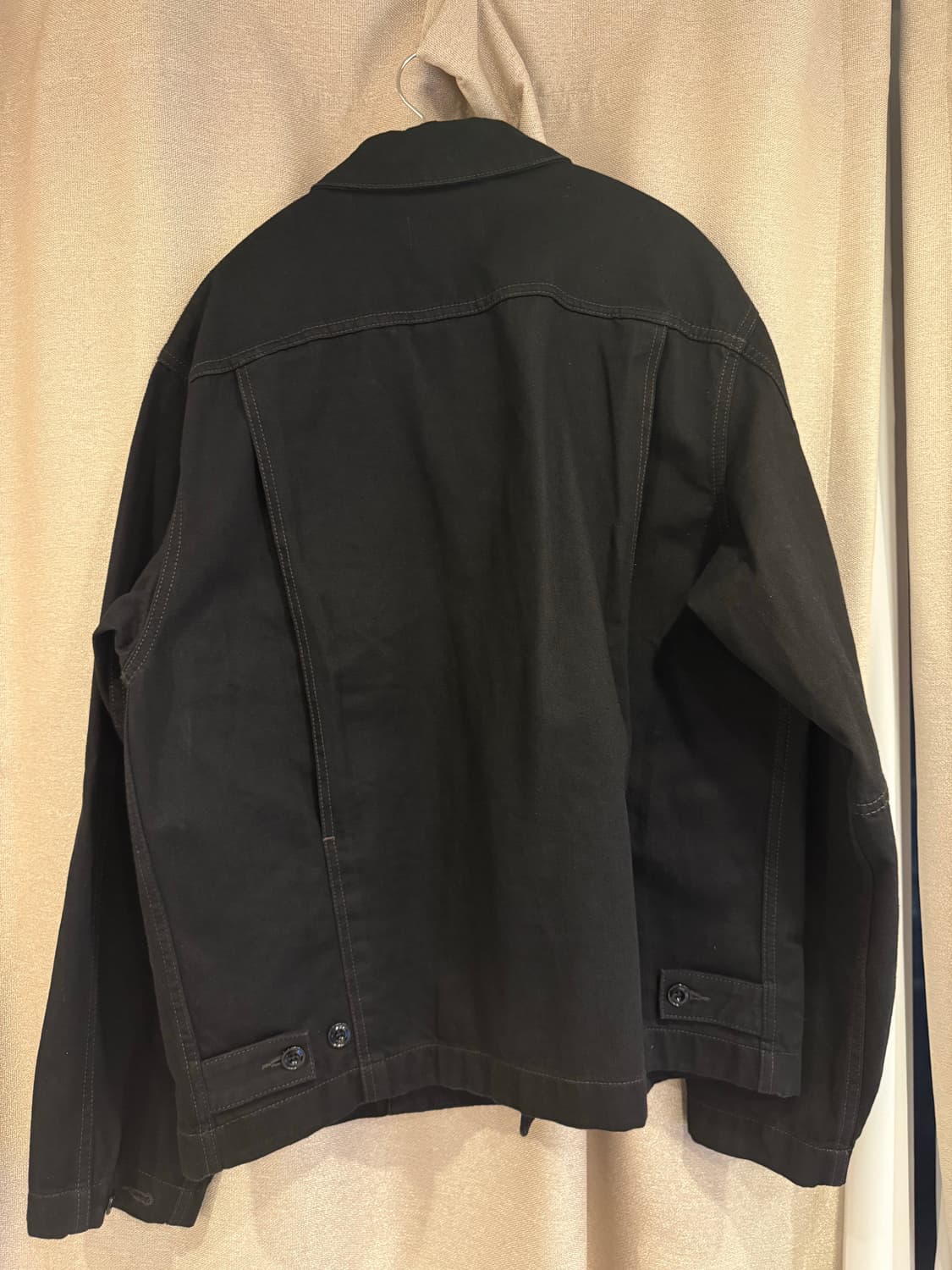 25SS 르메르 박시 자켓 블랙 데님 상품이미지3