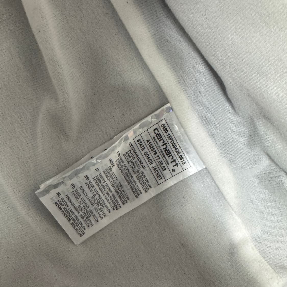 칼하트 WIP 코치자켓 S사이즈 상품이미지4