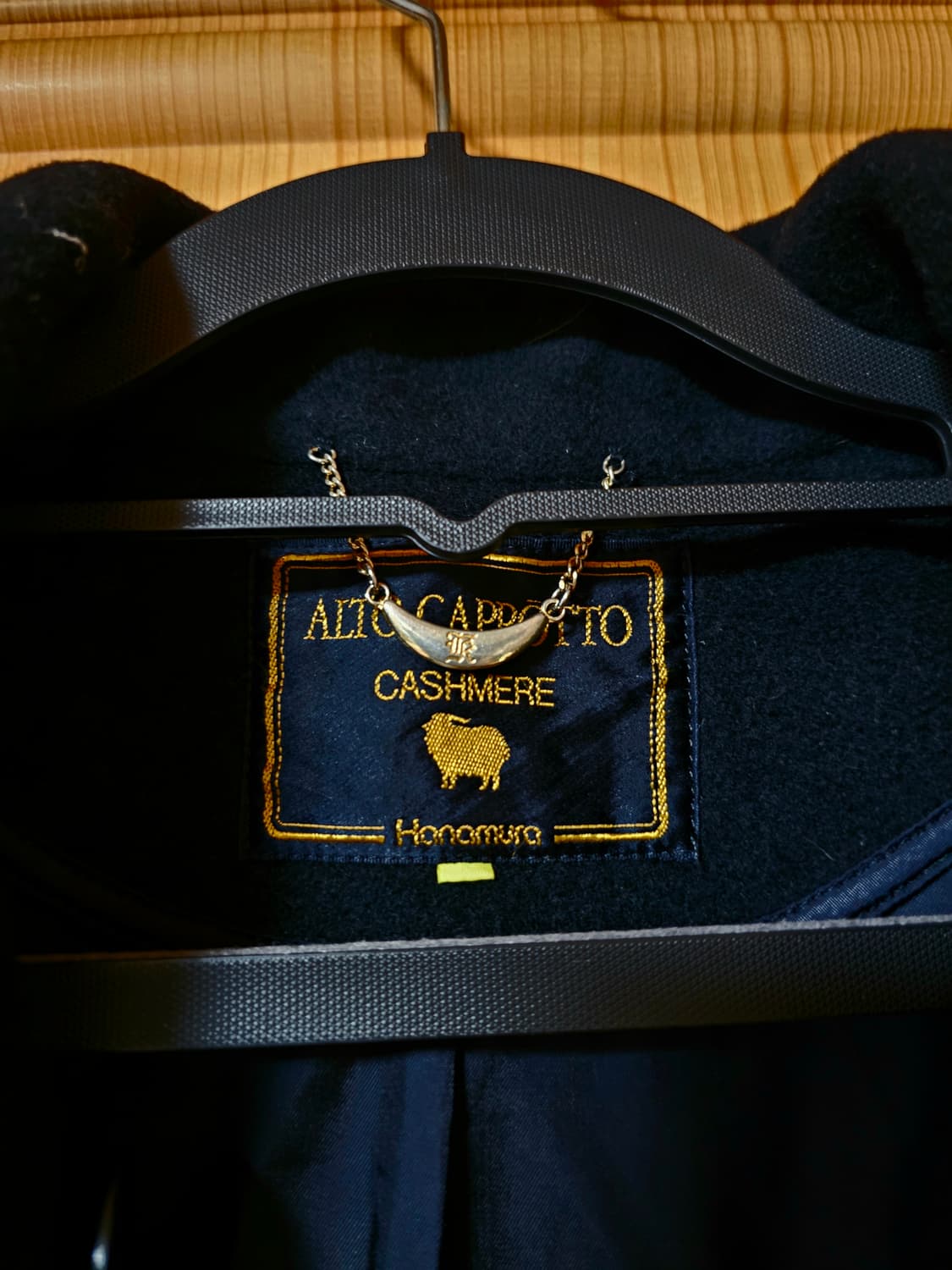 블랙고급모캐시미어코트 상품이미지2