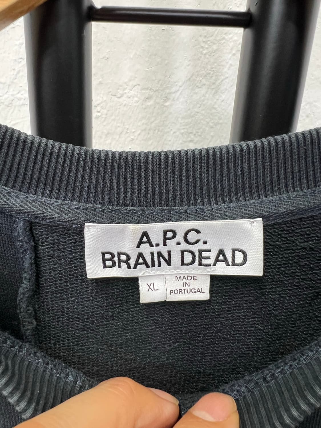 정품) APC 아페세 x 브레인데드 맨투맨 XL 상품이미지7