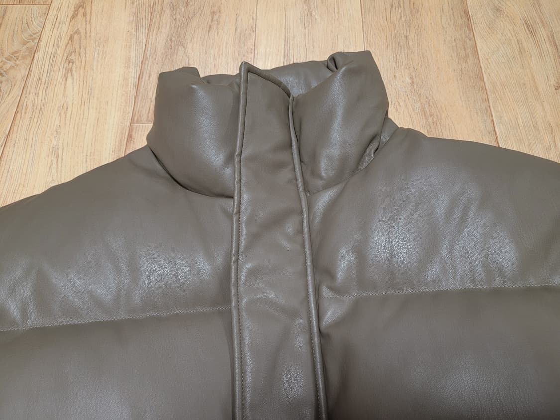 트리밍버드(Treemingbird) 덕다운 레더패딩 프리사이즈 상품이미지5