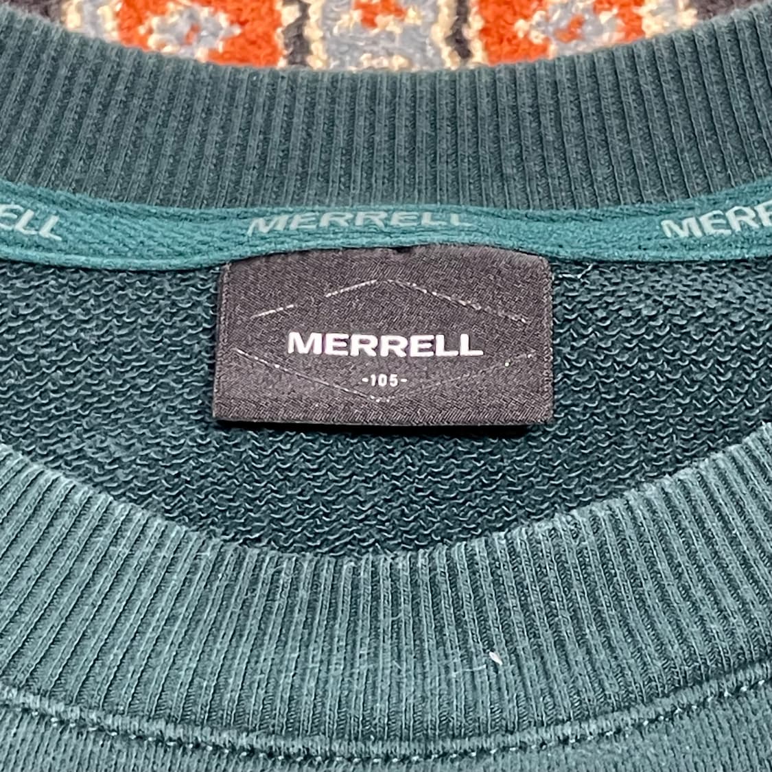 머렐 시그니처로고 딥그린 맨투맨 티셔츠 남성105 상품이미지3