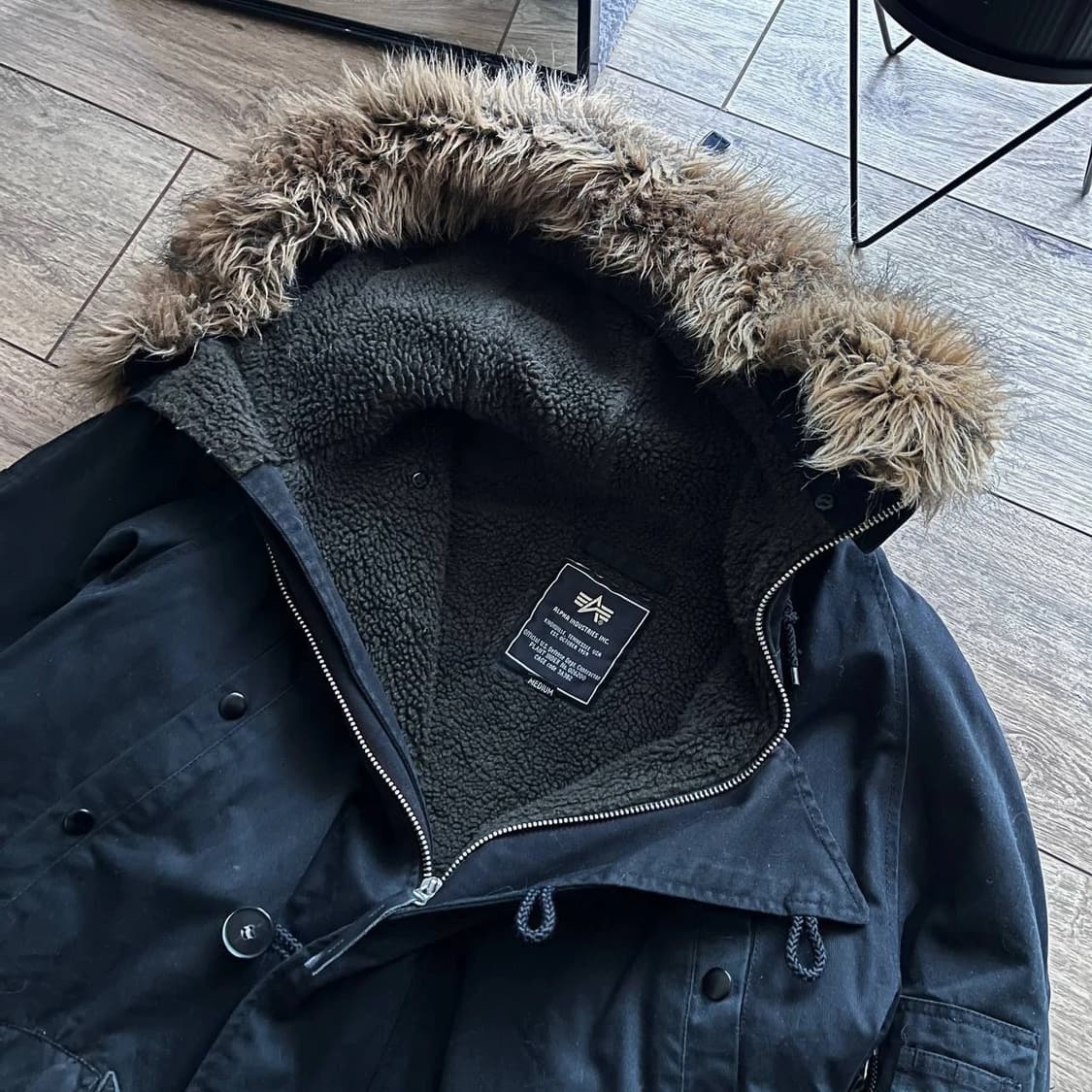 알파 인더스트리 N-3B 스노클 파카 상품이미지5