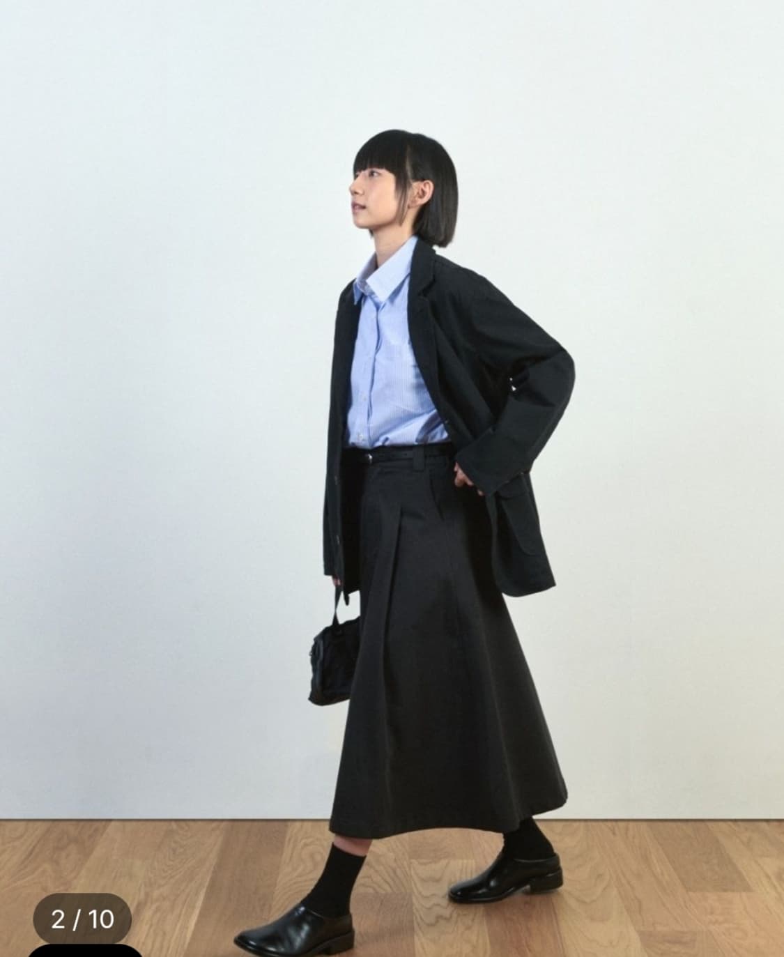 해브해드 릴랙스 플레어 롱스커트 상품이미지1