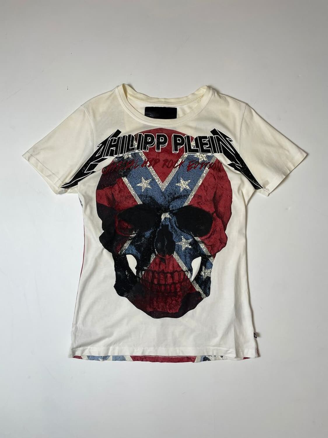 필립플레인 해골 그래픽 코튼 반팔 티셔츠 PN9643 상품이미지1
