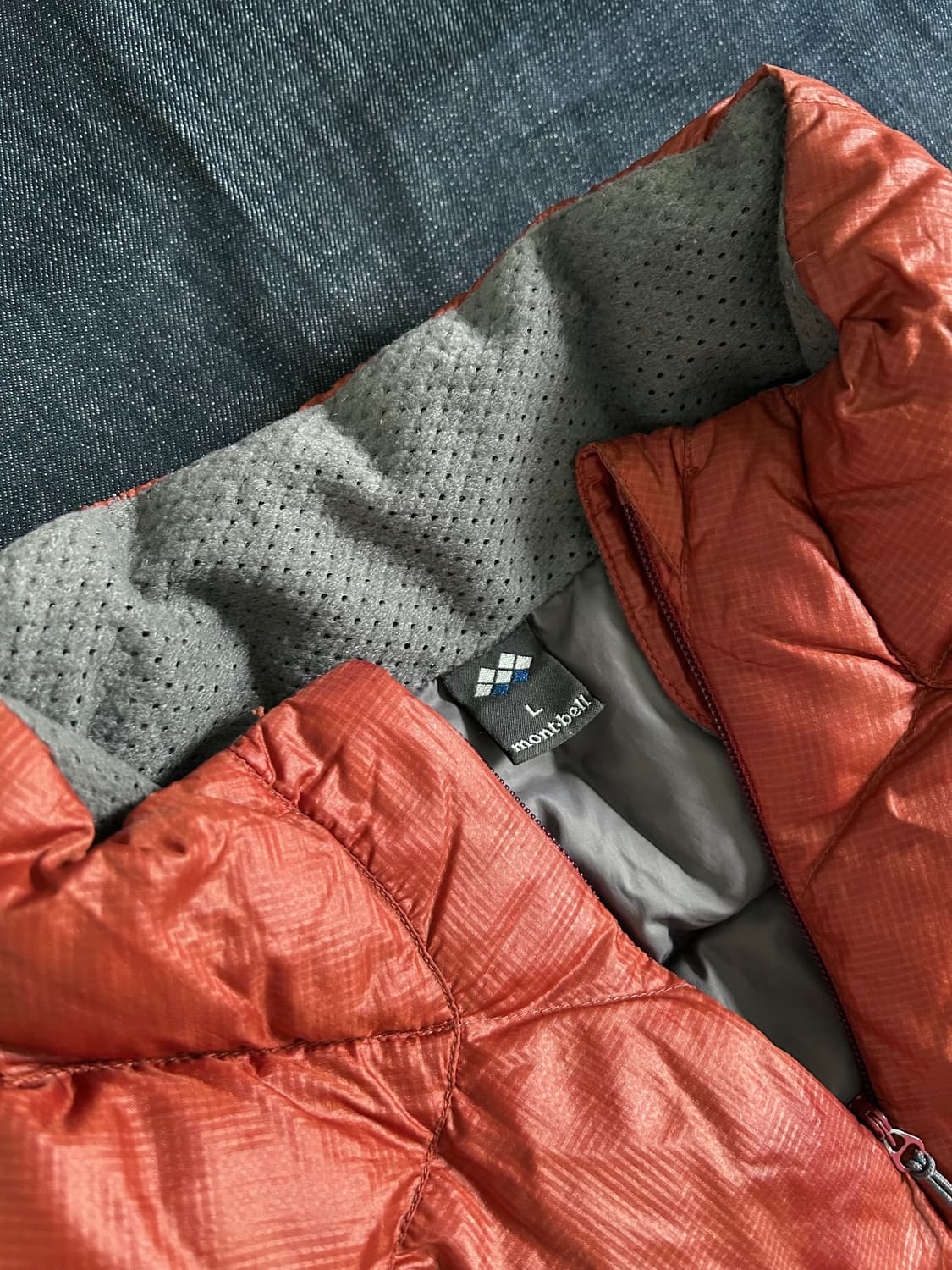 몽벨 구스다운 패딩 베스트 상품이미지4