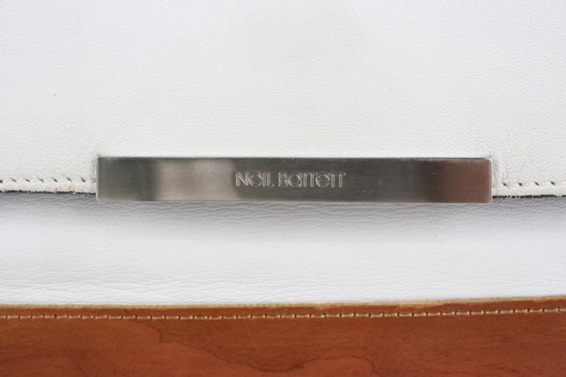 Neil Barrett 2014 S/S 은장로고 화이트 우드패턴 백 상품이미지7