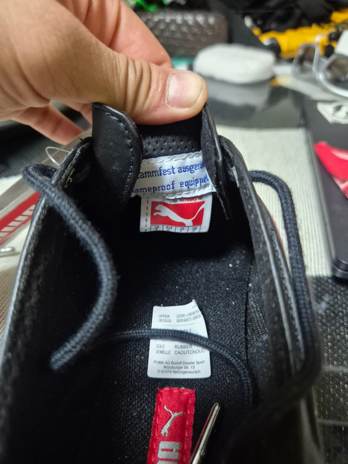 퓨마 스피드캣 페라리 Krattek SF black-sliver 상품이미지6