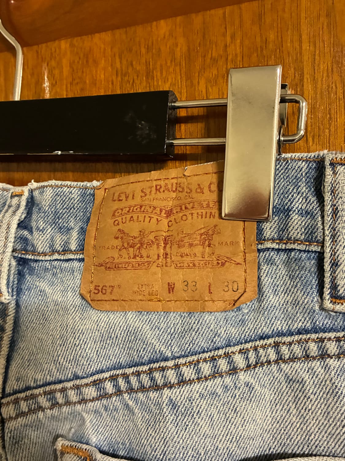 Vintage 90s Levi's 567 Loose Fit 상품이미지5