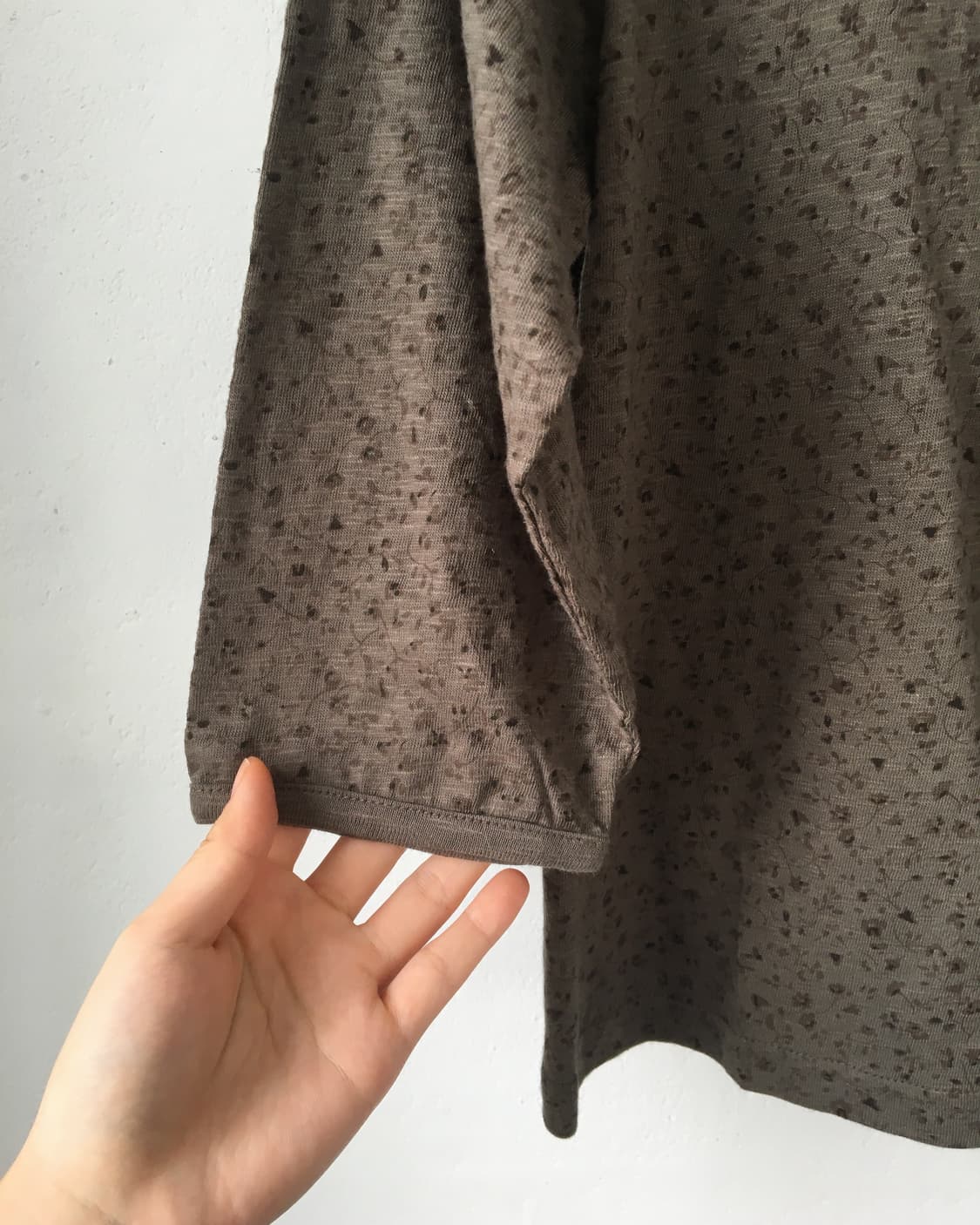 Lace point flower pattern sleeve 상품이미지5