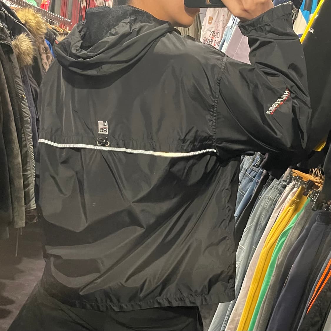 [IM] Hilfiger  타미힐피거 블랙 바람막이 상품이미지6