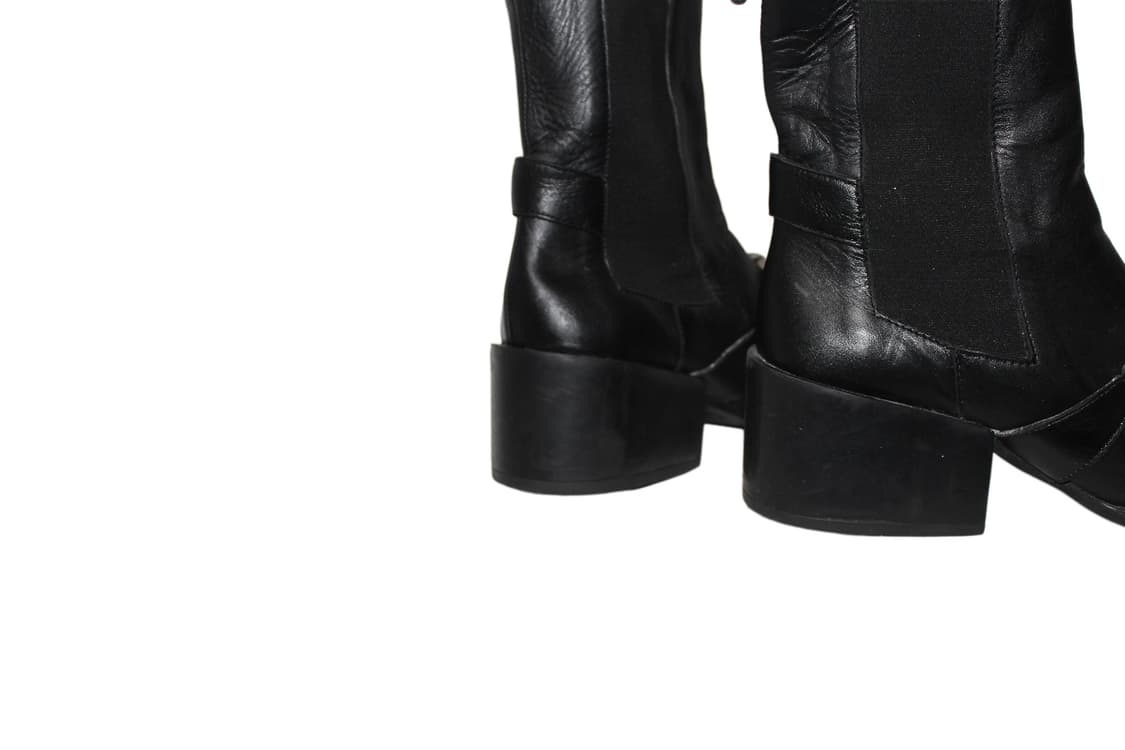 2000s JAPAN Unknown 체인 첼시 부츠 상품이미지3