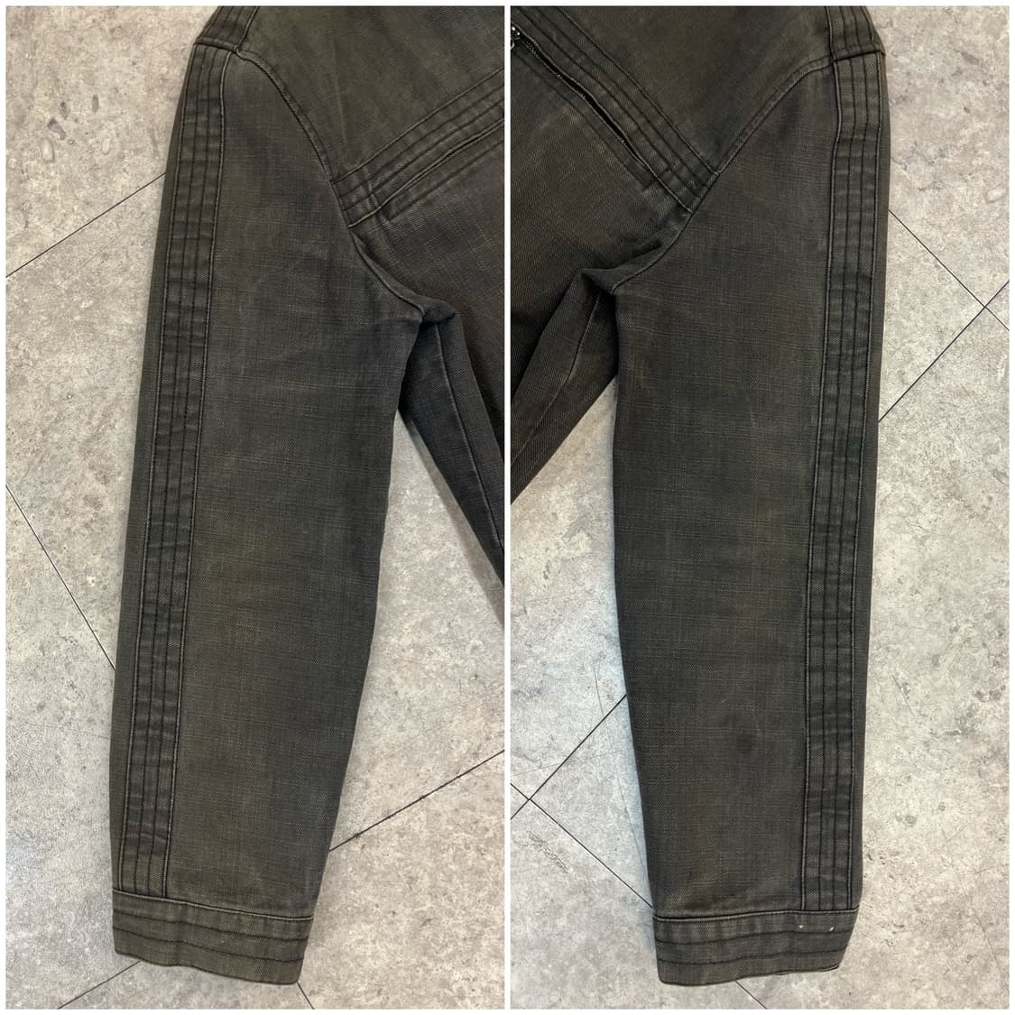 빈티지 라이더 자켓 브라운 #csz3988 상품이미지6