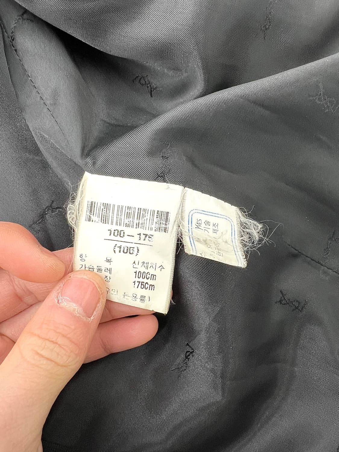 이브 생로랑 뿌르 옴므 블랙 캐시미어 울 블랜드 스닉 버튼 맥 코트 상품이미지9