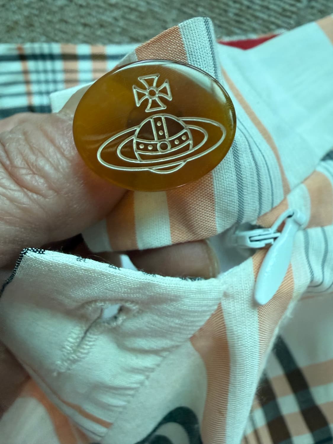 Vivianne westwood  체크패턴 레이온스커트  상품이미지4