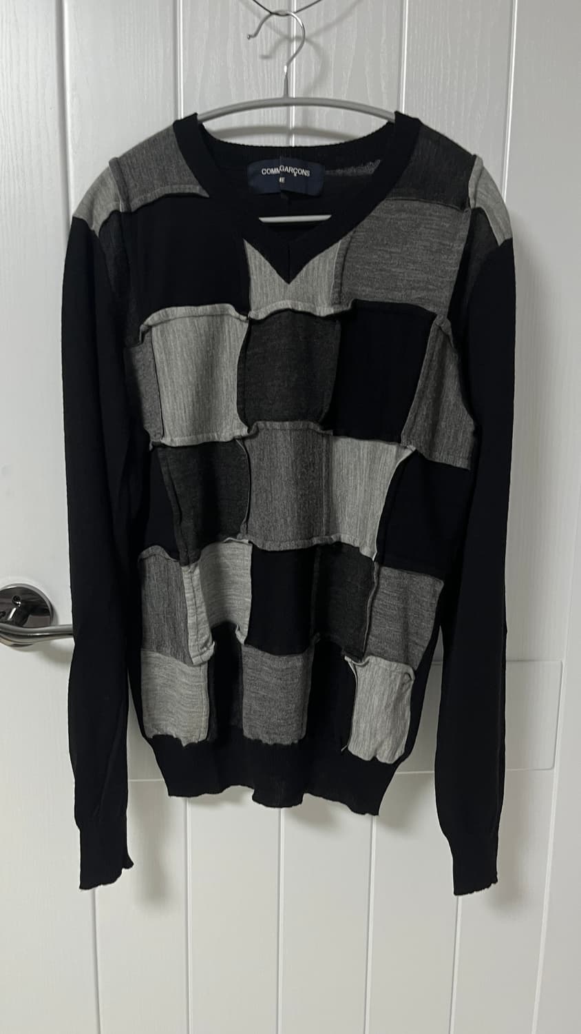 꼼데가르송 옴므 06 브이넥 니트 상품이미지1