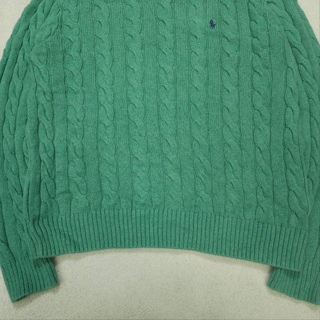 폴로 랄프 로렌 신형 QR 케이블 니트 M 상품이미지3