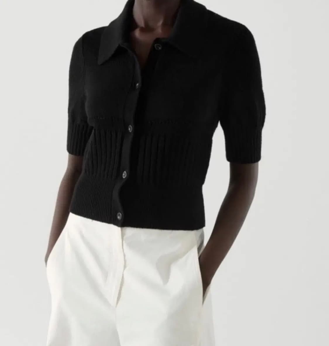 (s) cos 메쉬 니티드탑 가디건  상품이미지1