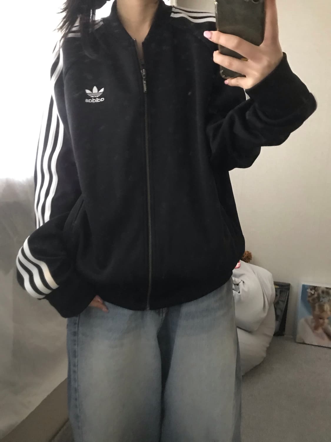 아디다스 블랙 삼선 져지 상품이미지3