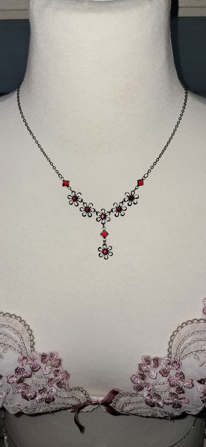 90s 페어리 플라워 목걸이 상품이미지1