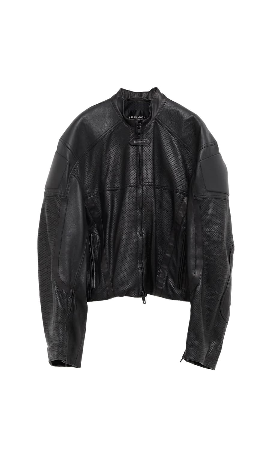 발렌시아가 퍼포레이티드 레더 재킷 상품이미지1