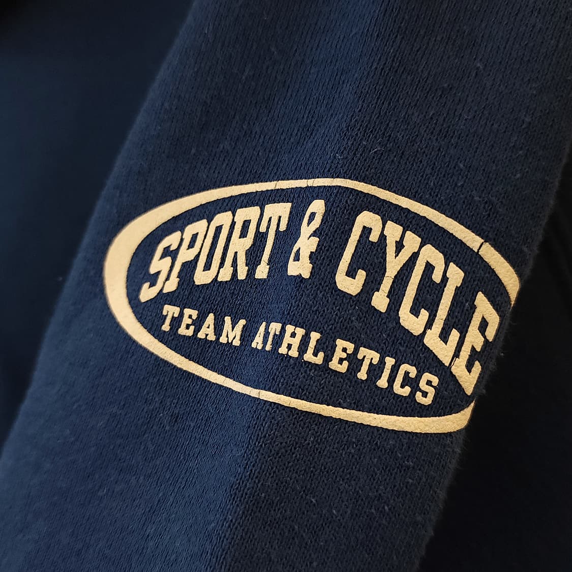 90s 러셀 후드 스웻셔츠 포튜나 허스키스 빈티지 프린팅 블루 L 상품이미지9