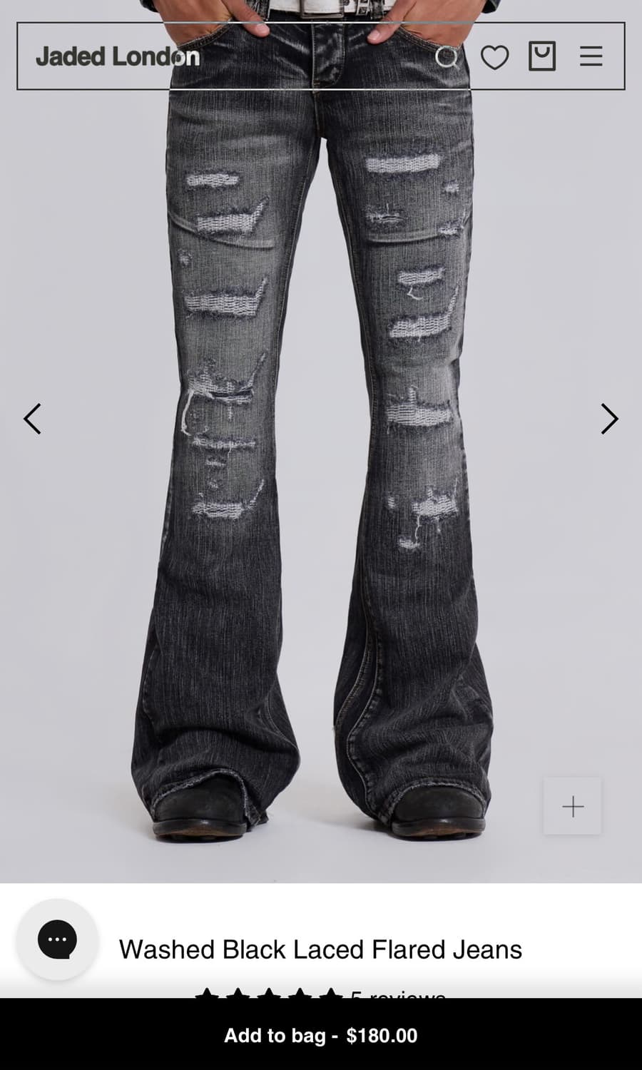 제이디드 런던 부츠컷 데님 상품이미지1