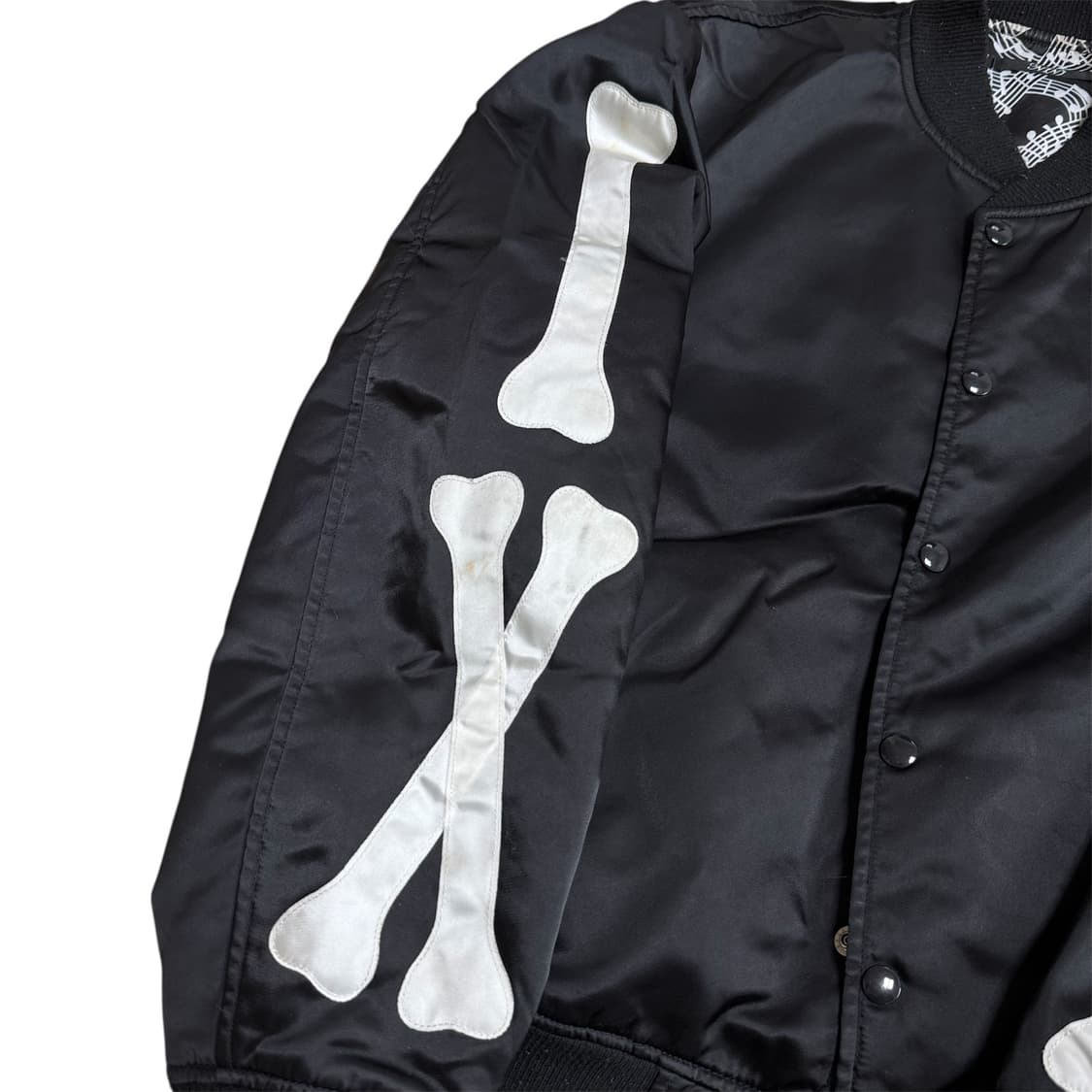 넘버나인 본 배색 블루종 자켓 상품이미지5