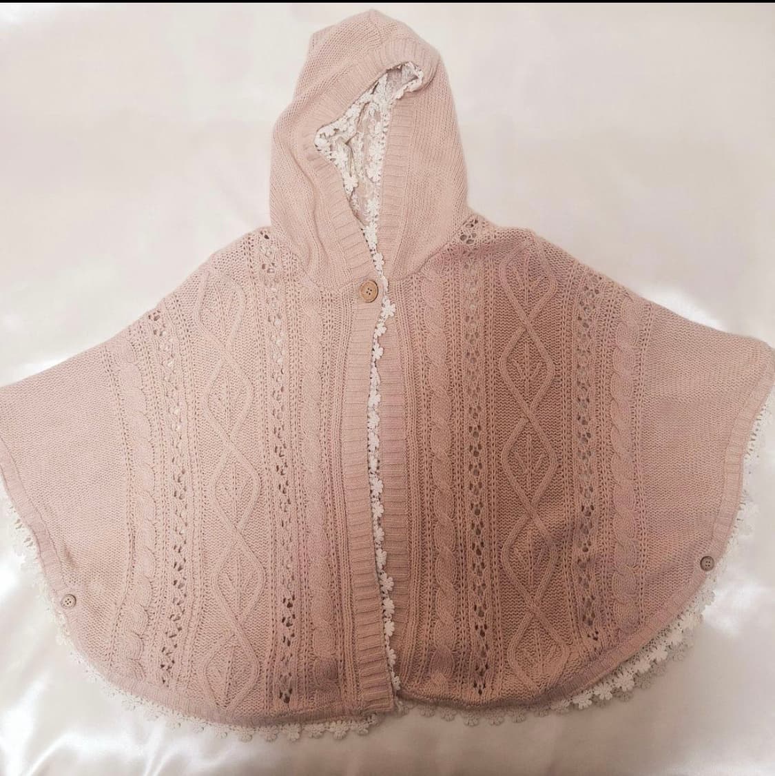 어스뮤직 모리걸 핑크 케이프 판매합니다 상품이미지1