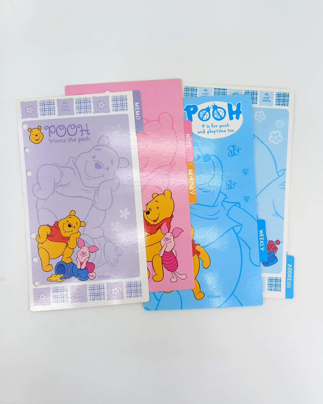 위니더푸 곰돌이푸 6공 다이어리꾸미기  고전문구 개당 상품이미지2