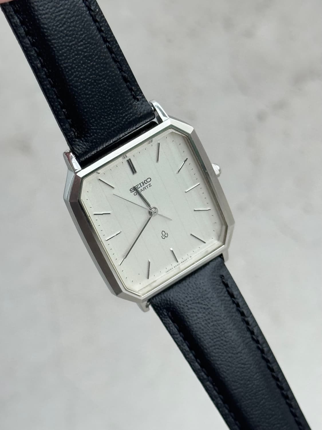 80s 빈티지 세이코 탱크 쿼츠 상품이미지5