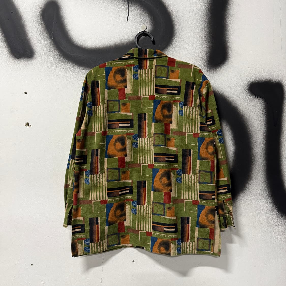 VTG 빈티지 풀 패턴 원포켓 긴팔 셔츠 블라우스 상품이미지2