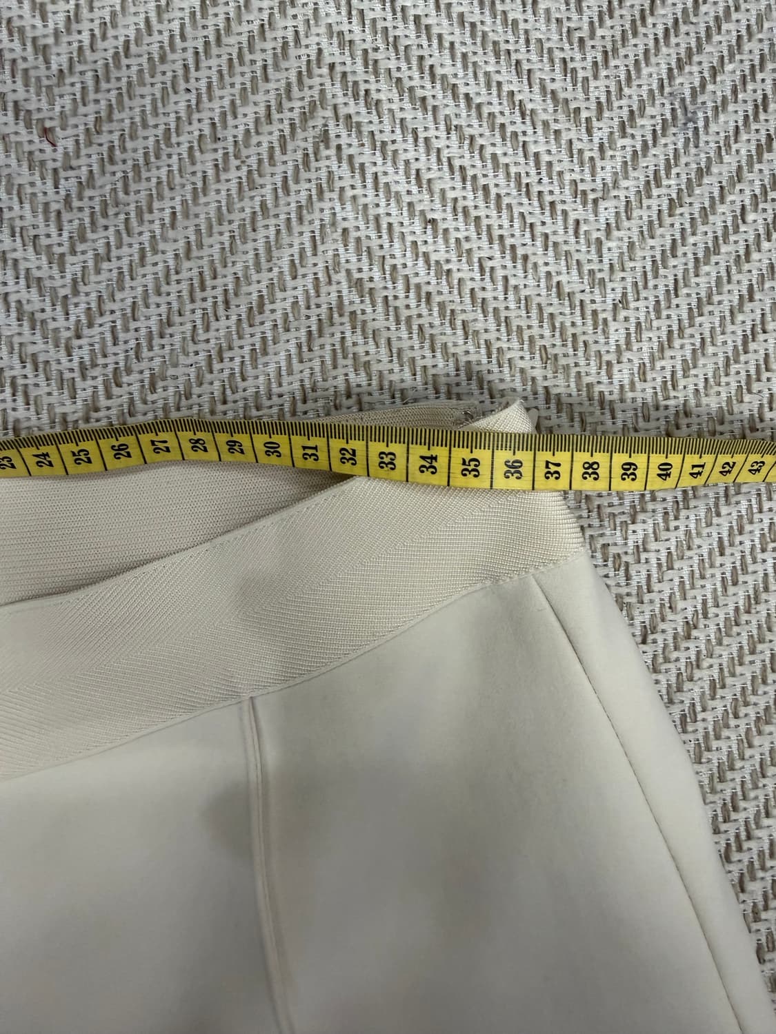 정품) TIME 타임1993 자수 아이보리 슬랙스 밴딩바지 64 상품이미지7