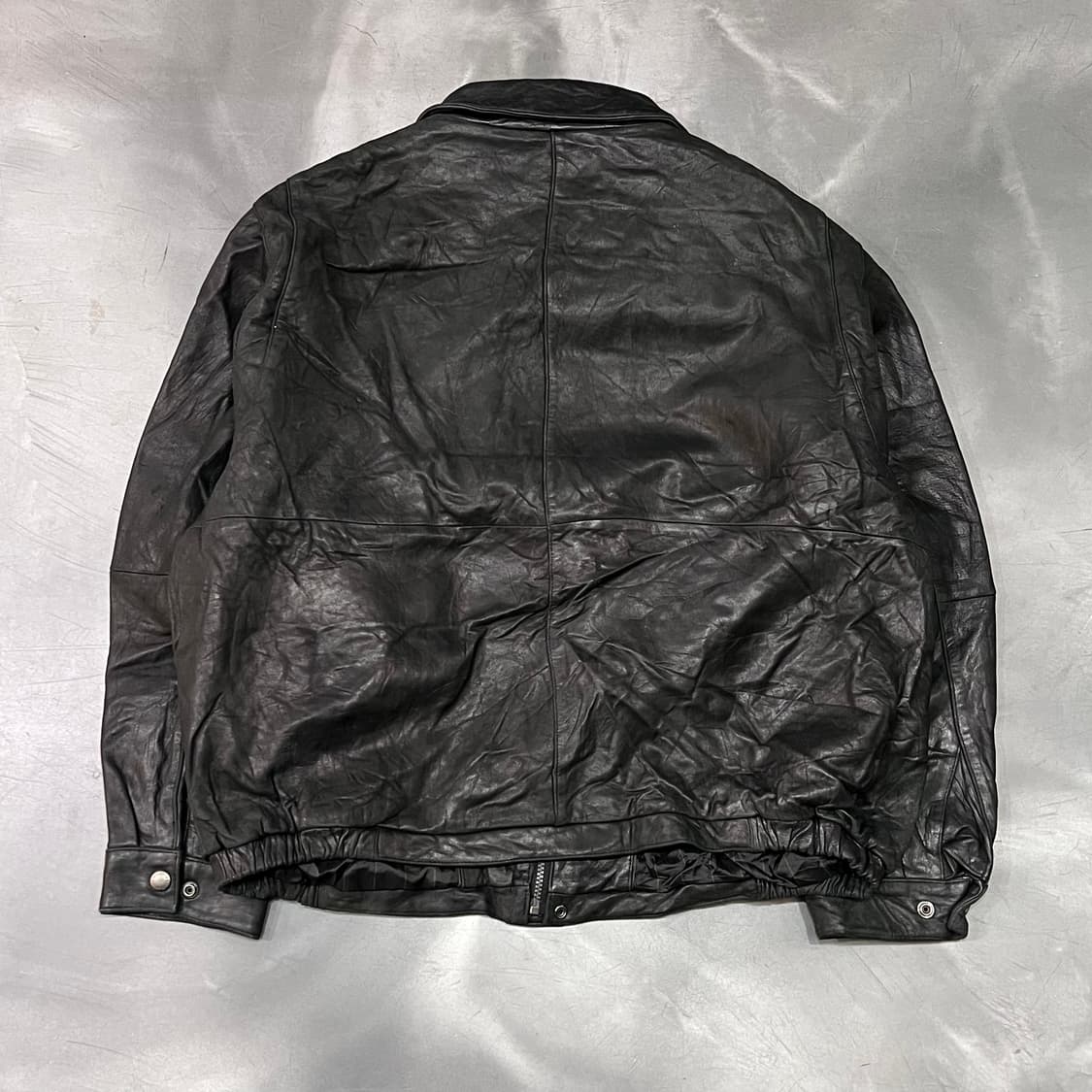  Claiborne 램스킨 레더 자켓 y14981 상품이미지2