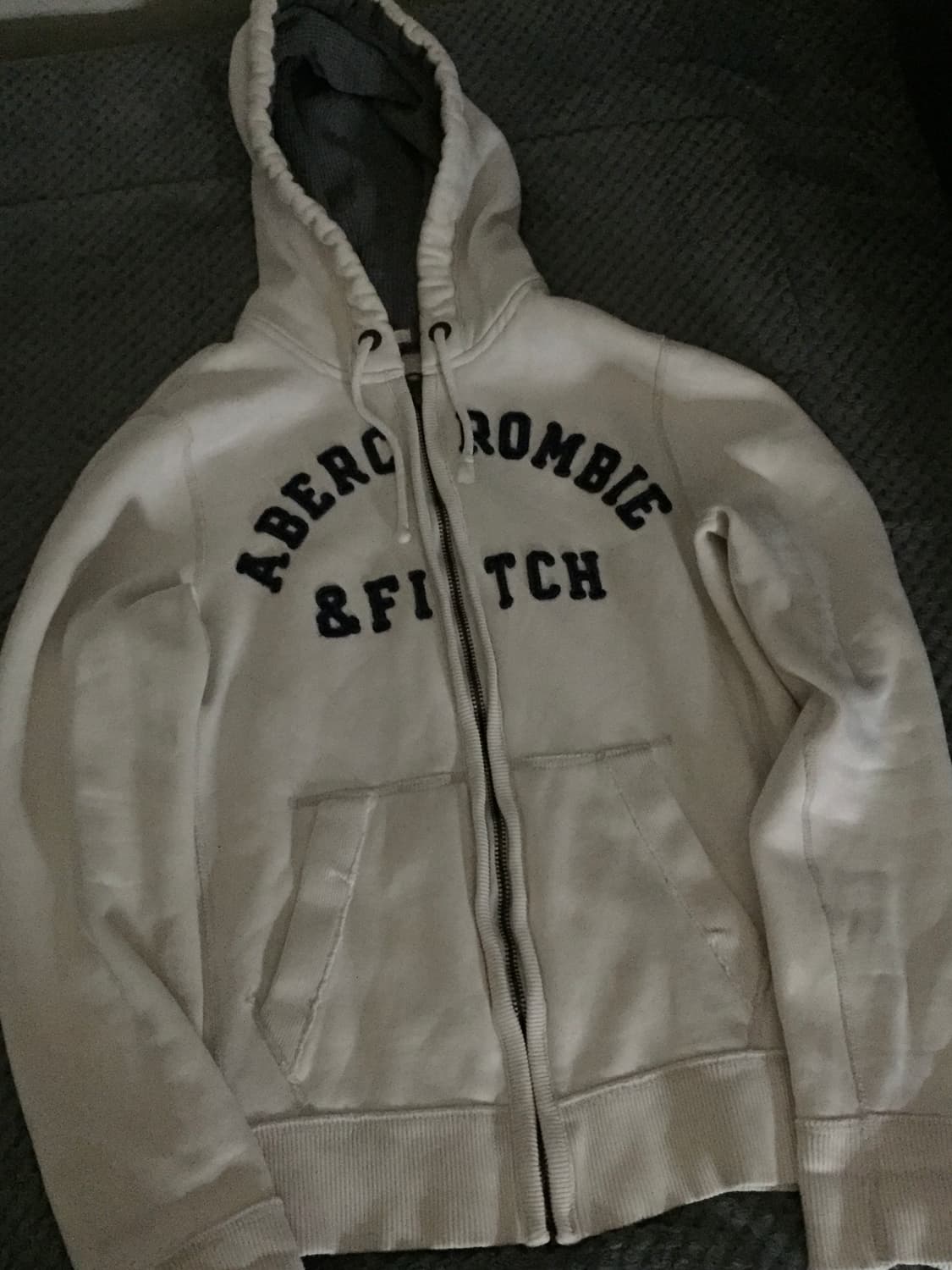 아베크롬비 화이트 후드집업 상품이미지2