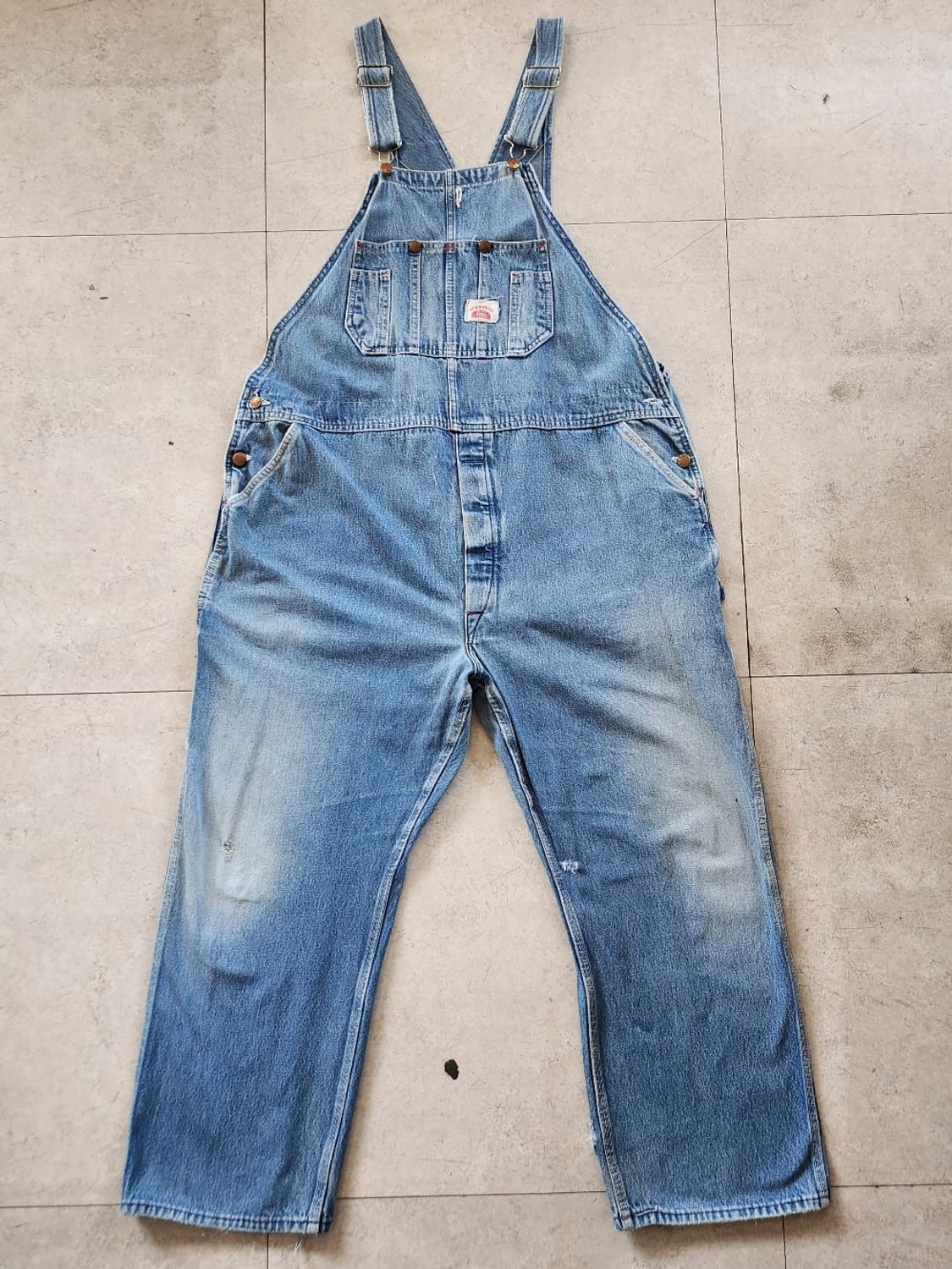 라운드하우스 데님 오버롤 상품이미지1