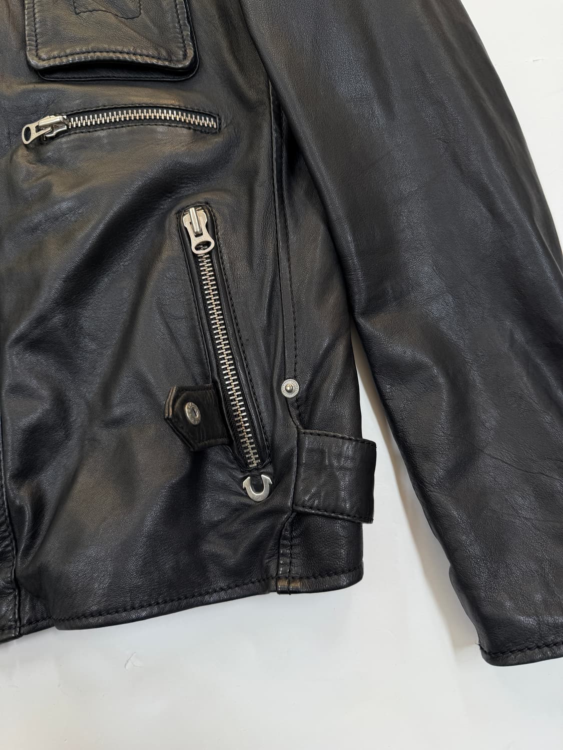 TRUE RELIGION 빈티지 레더 자켓 상품이미지4