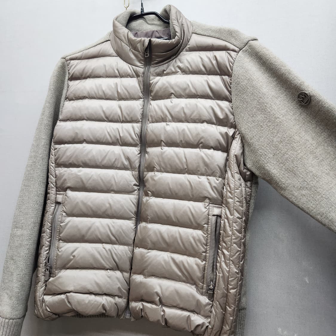 장미쉘바스키아 구스다운 니트패딩 XL 상품이미지3