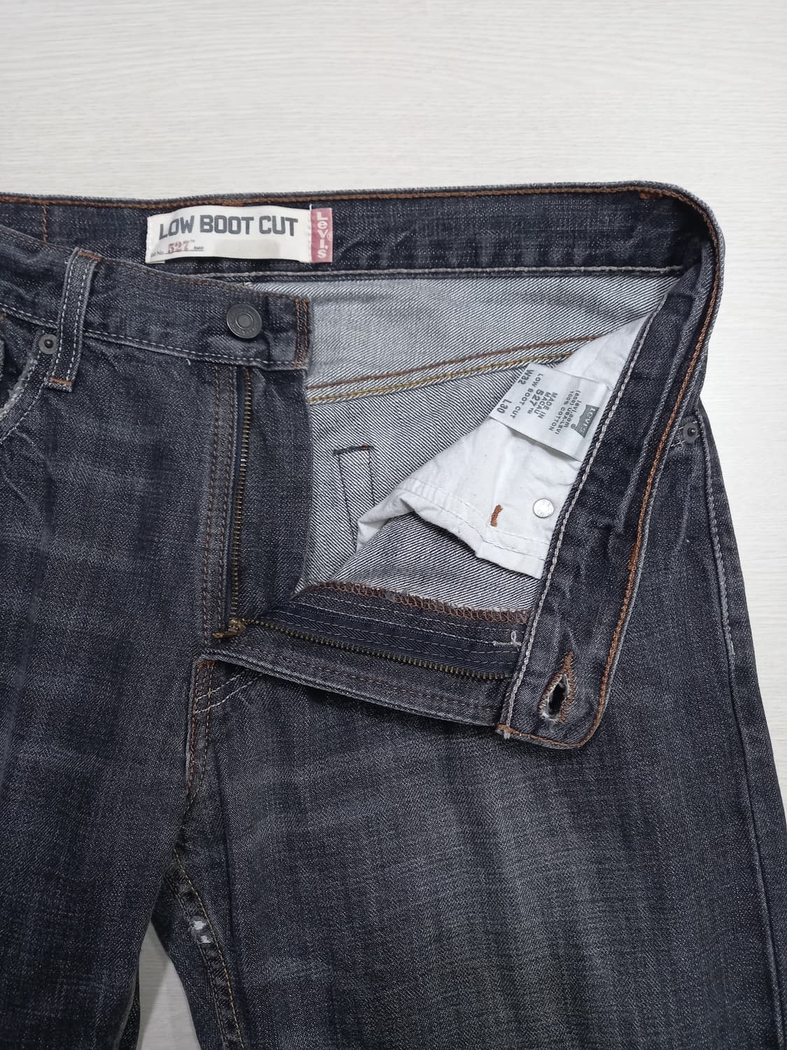 32 리바이스527 워싱 일자진 다크그레이 32-294 상품이미지7