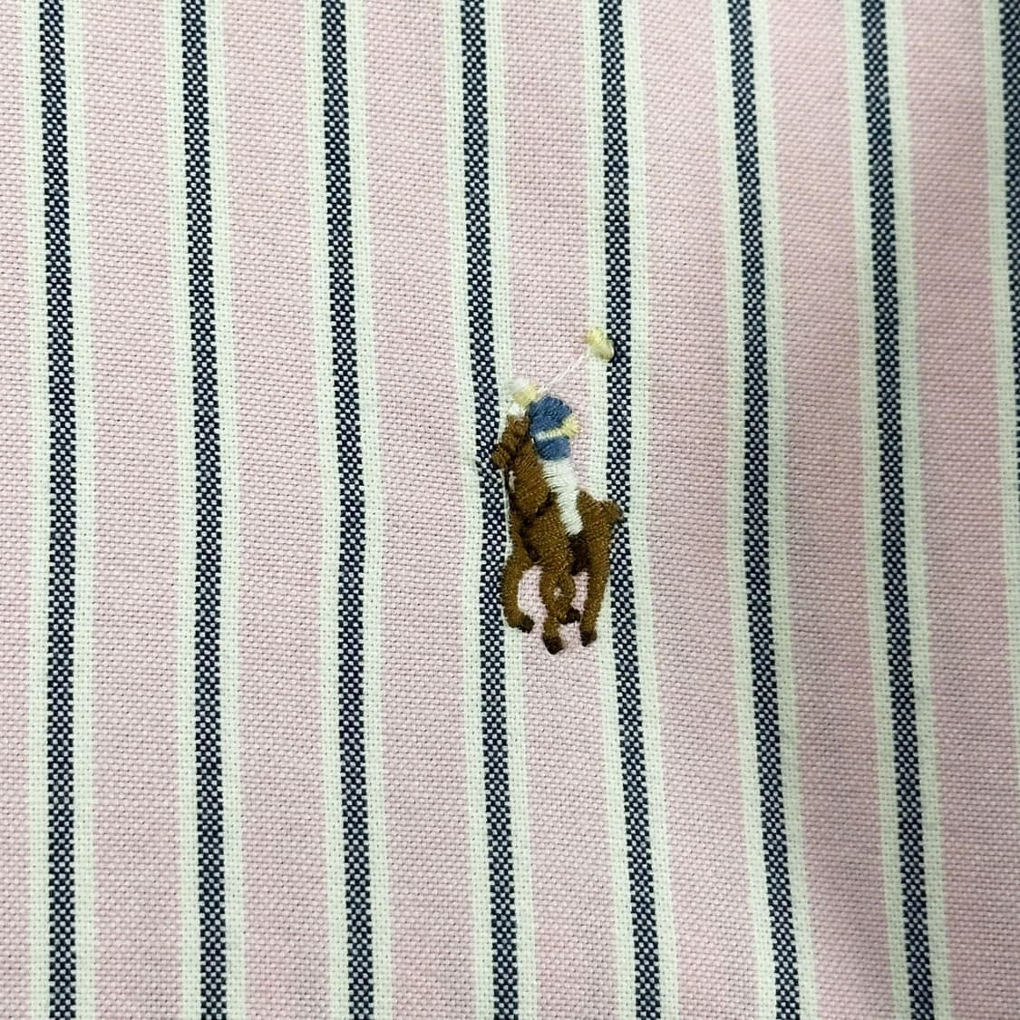 폴로 랄프로렌 여성 옥스포드 스트라이프 셔츠 핑크 여성XS 상품이미지4