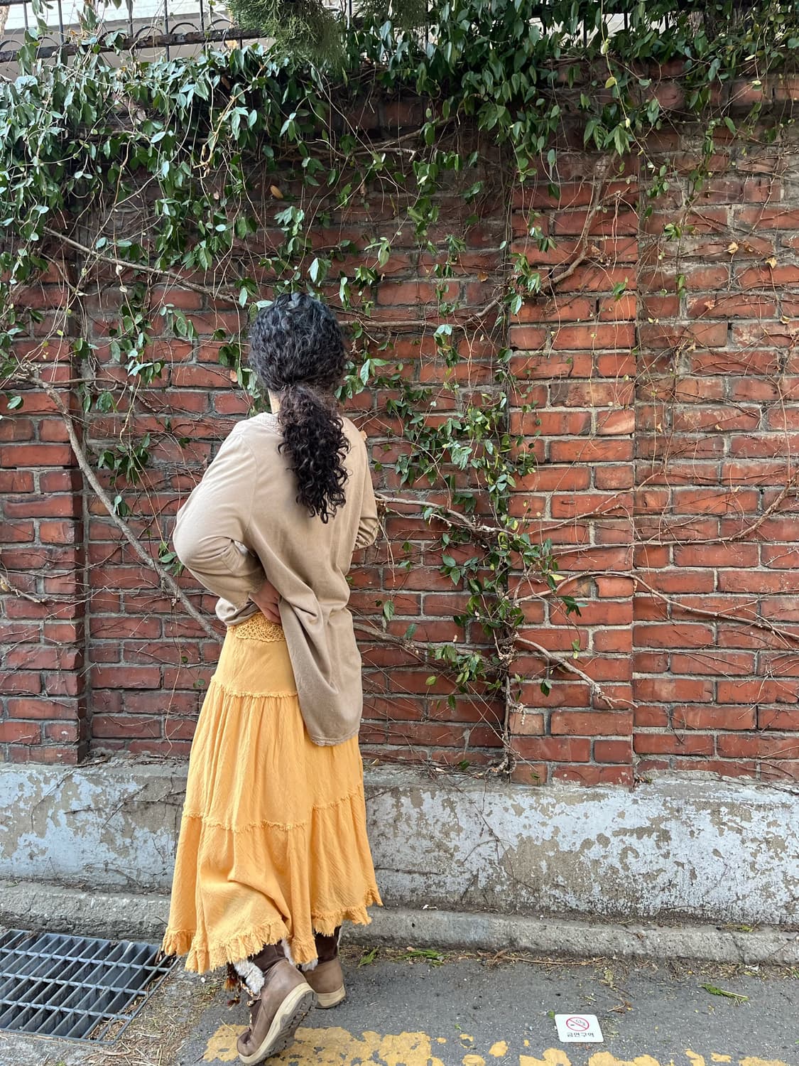 데일리 히피 무드 롱스커트 상품이미지4