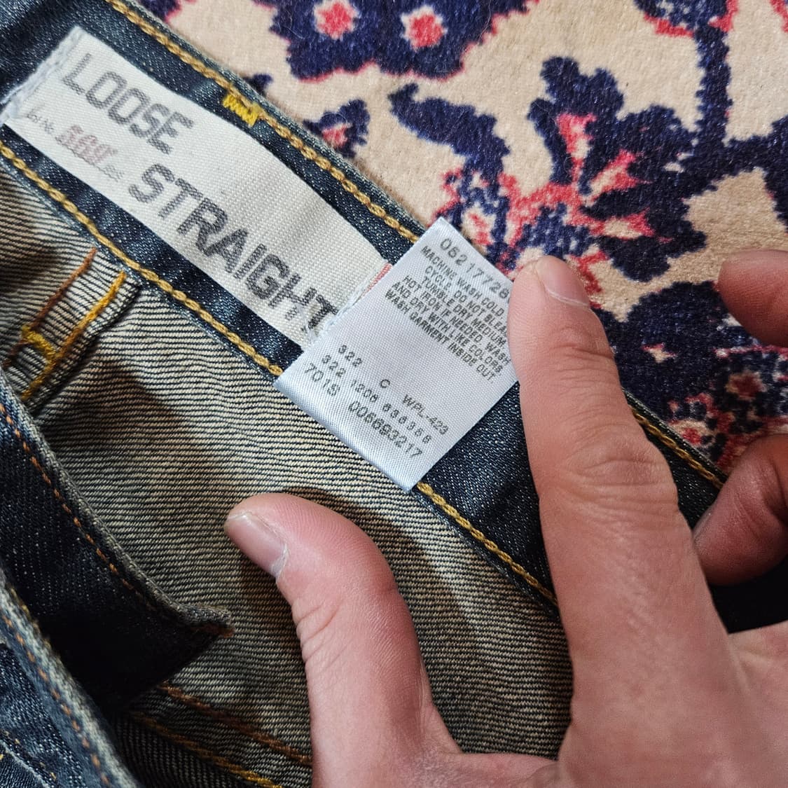 리바이스(Levis) 00's No.569 루즈 스트레이트 데님 팬츠 상품이미지8