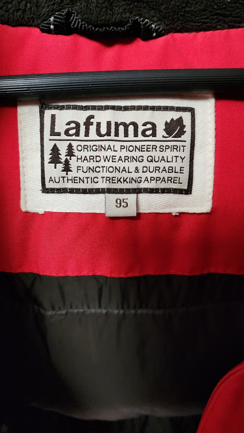 Lafuma 라푸마 구스다운 레드 패딩 자켓 상품이미지5