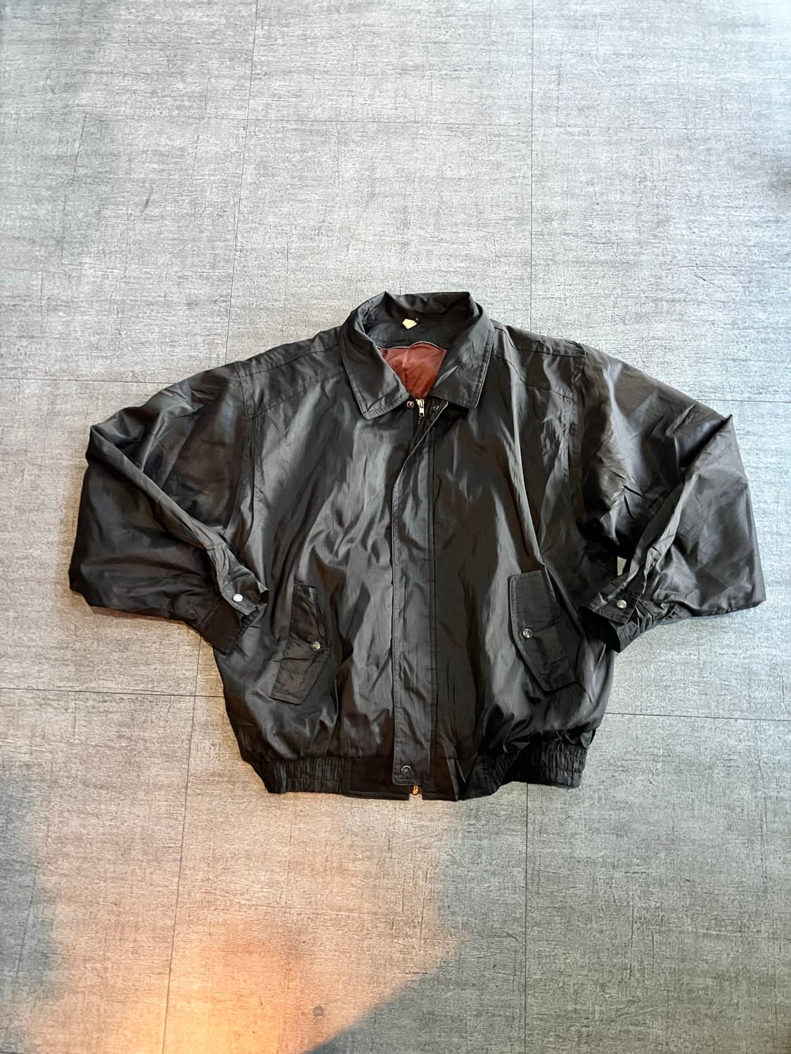 일본빈티지 올드스쿨아메카지 스트릿 혁오풍 아방핏블루종 봄버자켓 상품이미지1