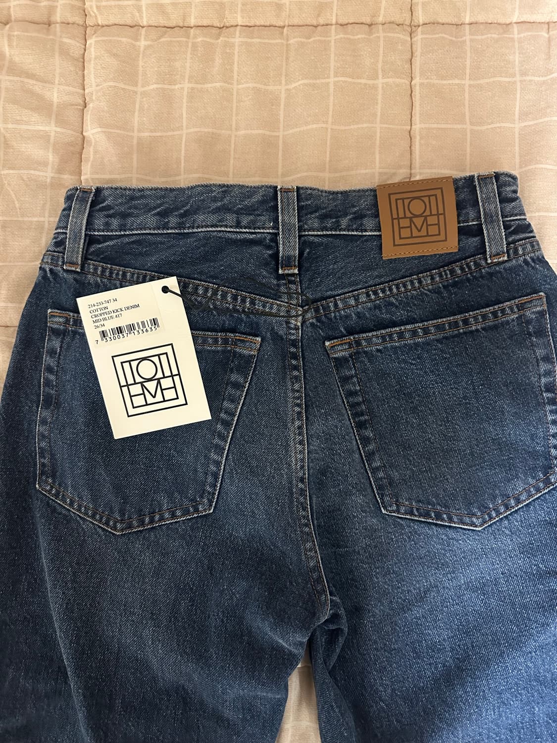 토템 크롭킥데님 26/34 상품이미지1