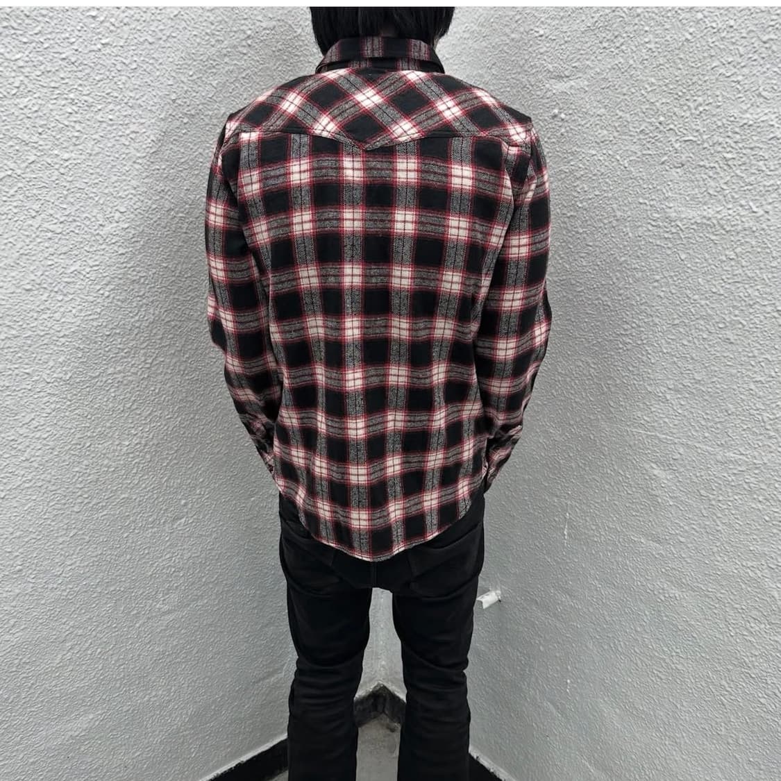 In the attic lettering tartan shirt 상품이미지6