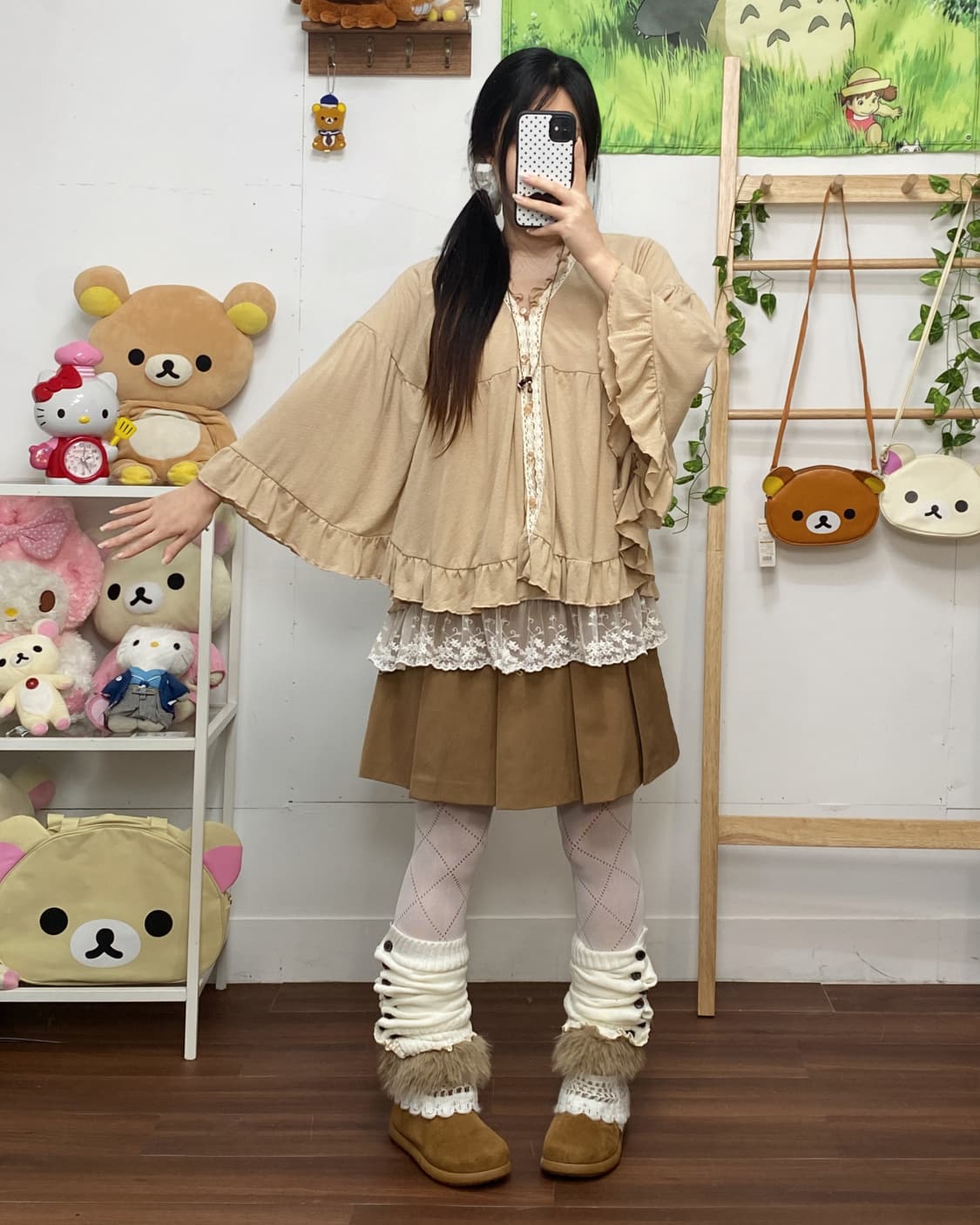 ꒰ঌ 라떼갸루 🧸 케이프 세트 ໒꒱ 상품이미지2