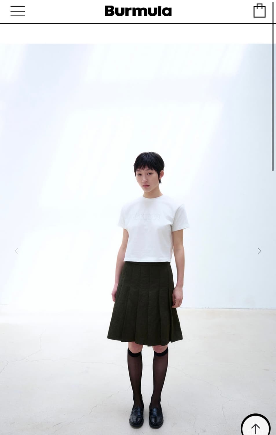 버뮬라 Burmula MIDI PLEATS SKIRT  상품이미지1