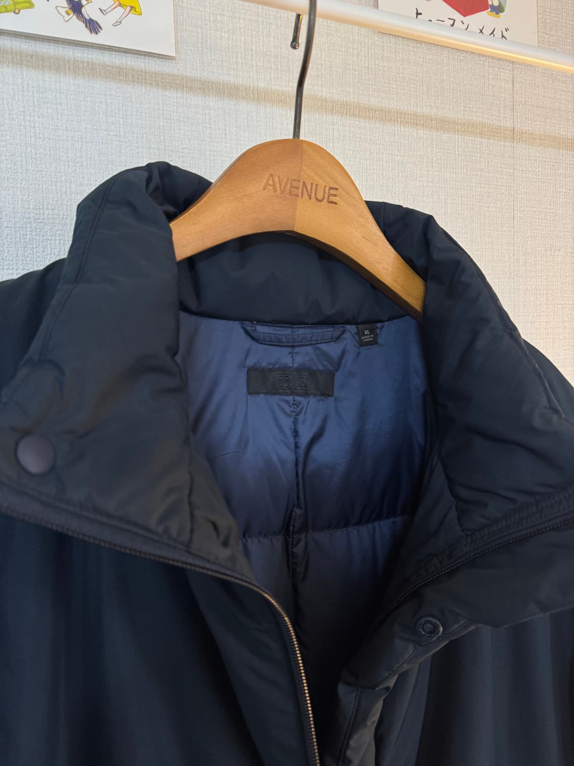 [XL]유니클로 윈드프루프 구스다운 패딩코트 상품이미지4